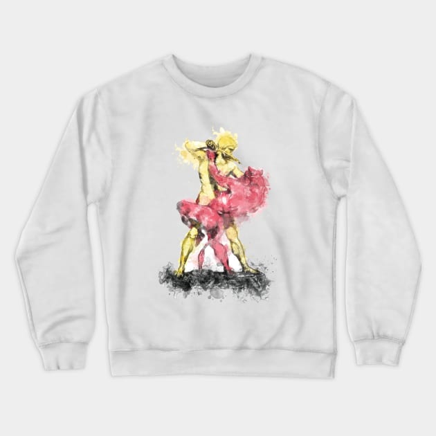 Angel vs Demon Crewneck Sweatshirt by Ryan Rad